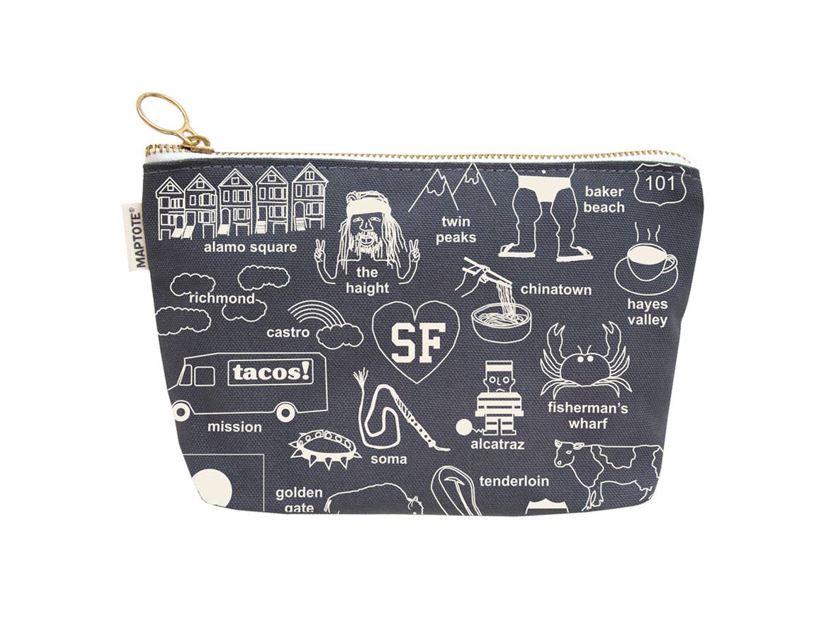 San Francisco Zipped Pouch