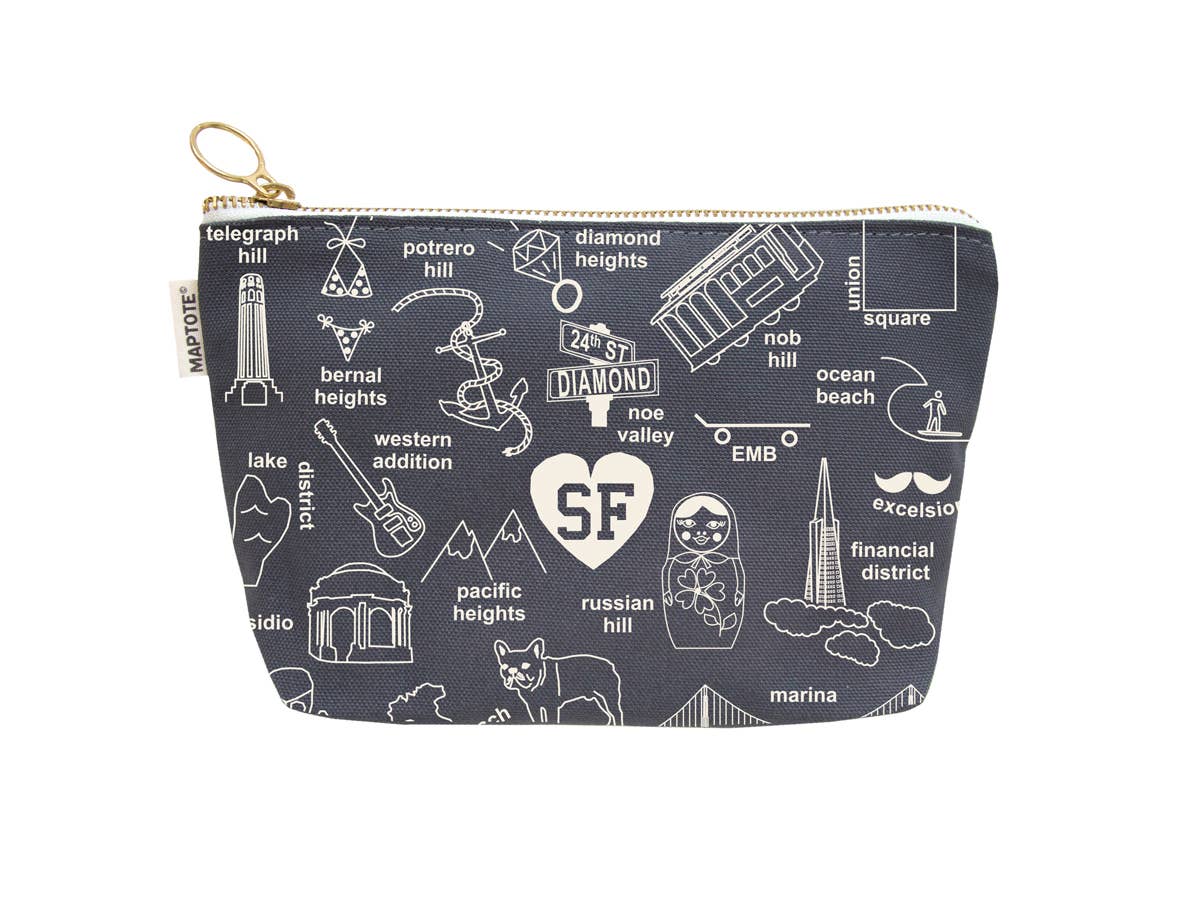 San Francisco Zipped Pouch