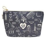 San Francisco Zipped Pouch