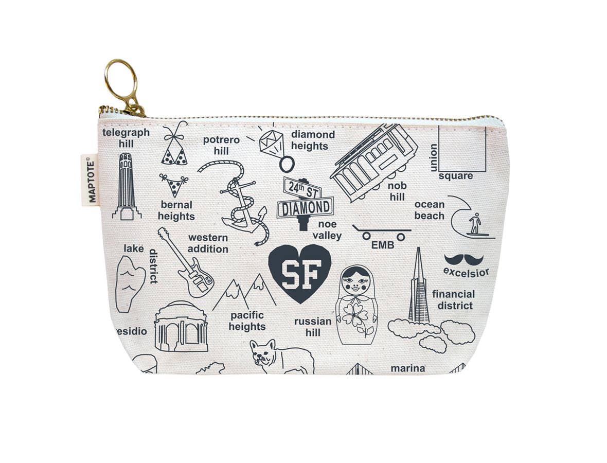 San Francisco Zipped Pouch