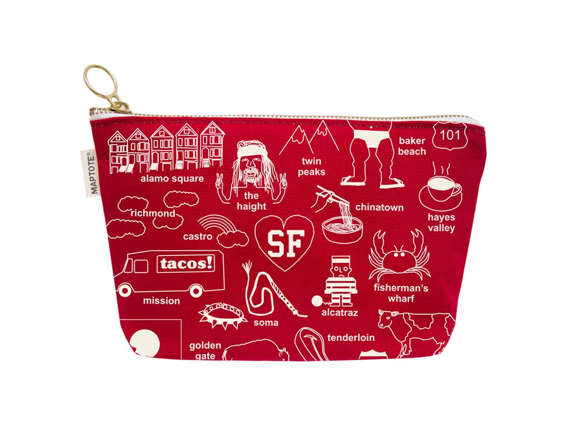 San Francisco Zipped Pouch