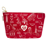 San Francisco Zipped Pouch