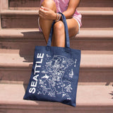 Seattle Denim Tote