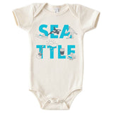 Seattle Font Baby One-Piece