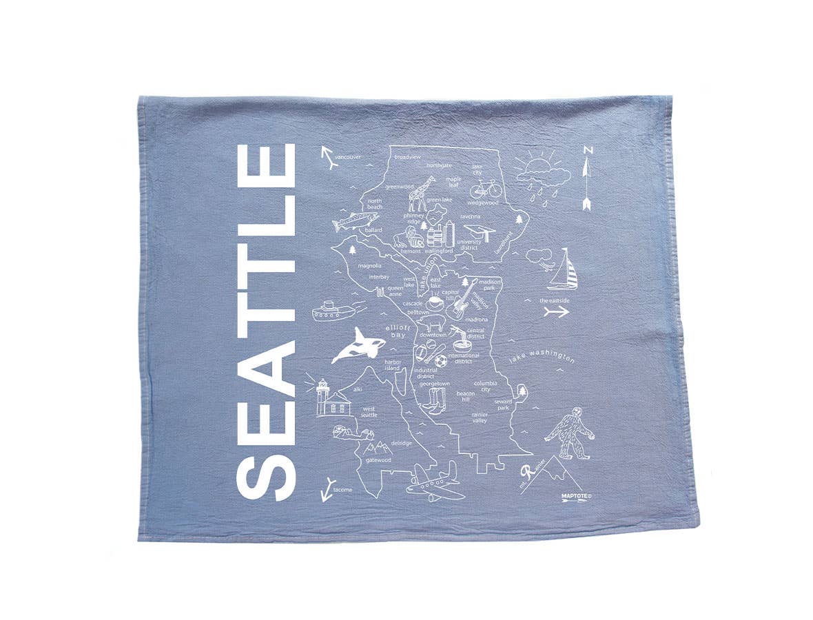 Seattle Tea Towel