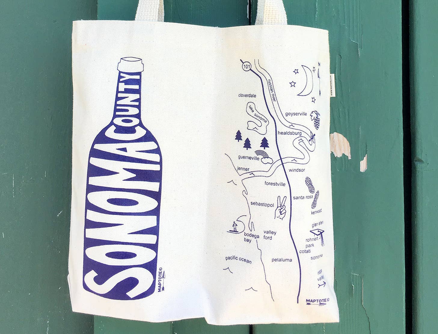 Sonoma County Double Wine Tote