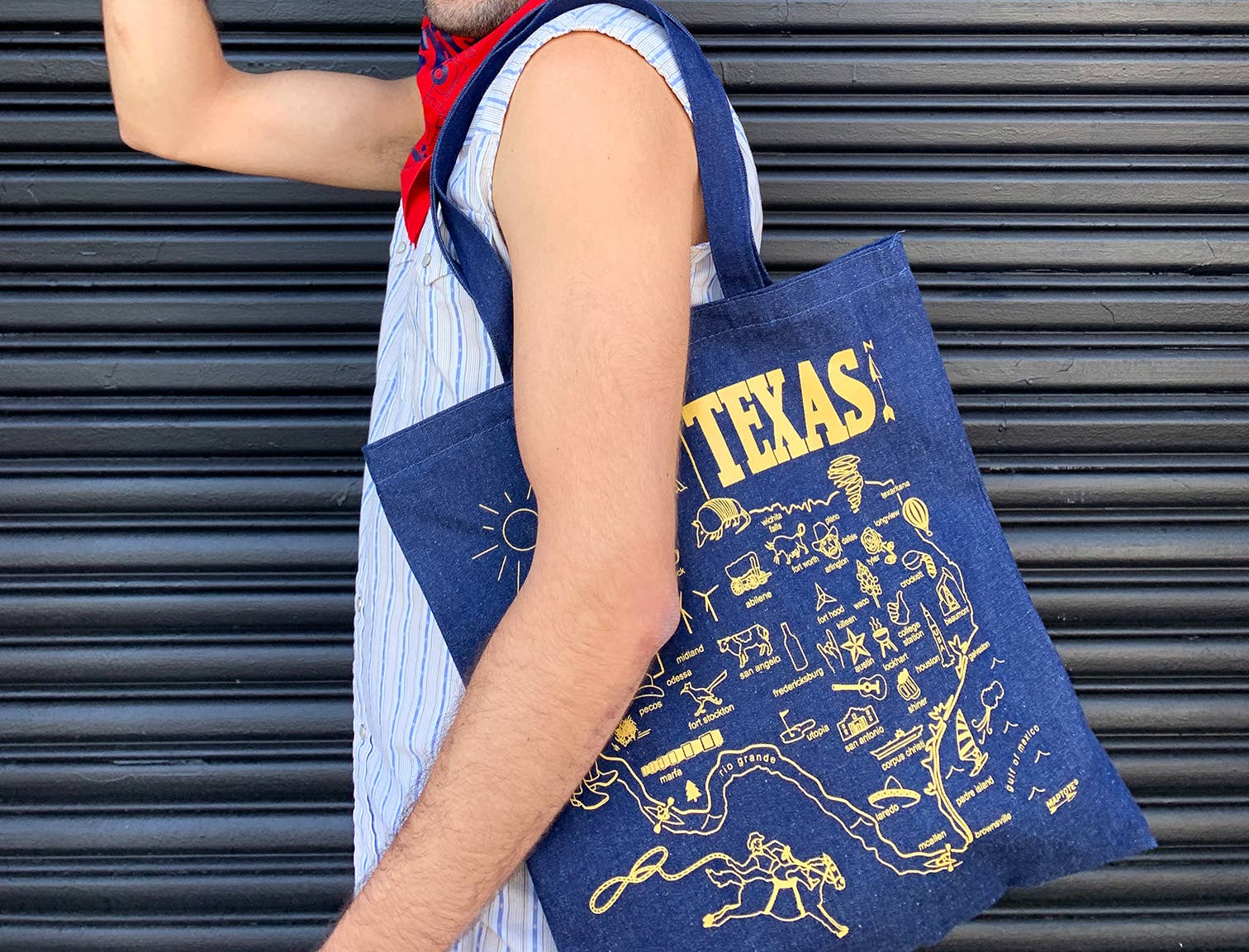 Texas Denim Tote