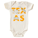 Texas Font Baby One-Piece