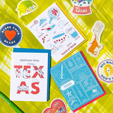 Texas Font Greeting Card