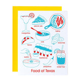 Texas Foodie Greeting Card