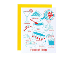 Texas Foodie Greeting Card