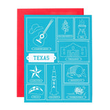 Texas Frames Greeting Card