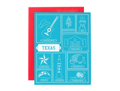 Texas Frames Greeting Card