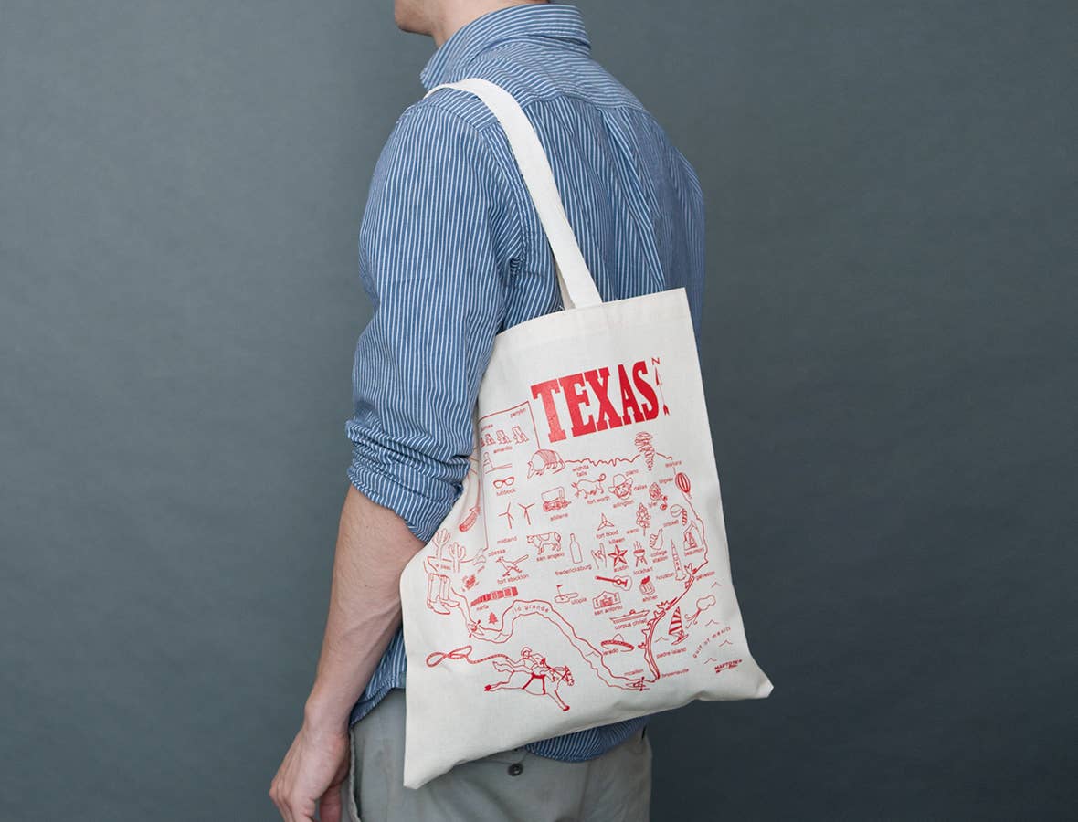 Texas Grocery Tote