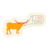 Texas Longhorn Sticker