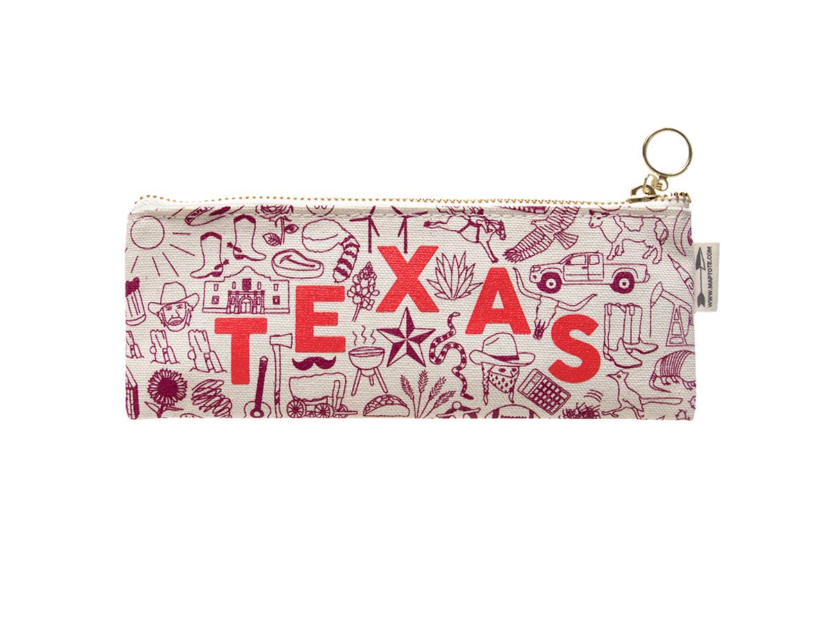 Texas Pencil Pouch