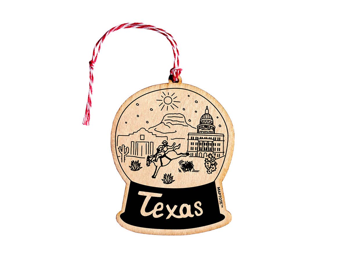 Texas Wood Ornament