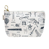 Texas Zipped Pouch