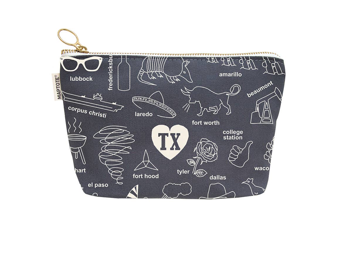 Texas Zipped Pouch