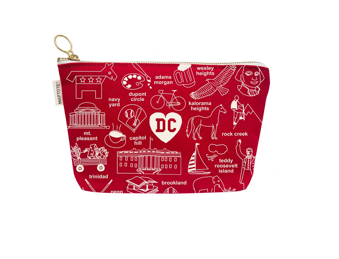 Washington DC Zipped Pouch