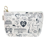 Washington DC Zipped Pouch