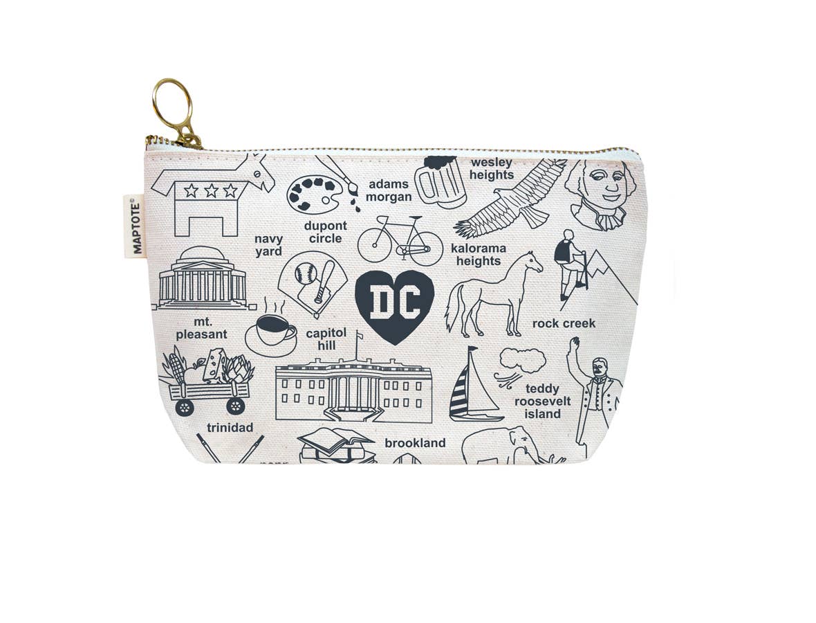 Washington DC Zipped Pouch