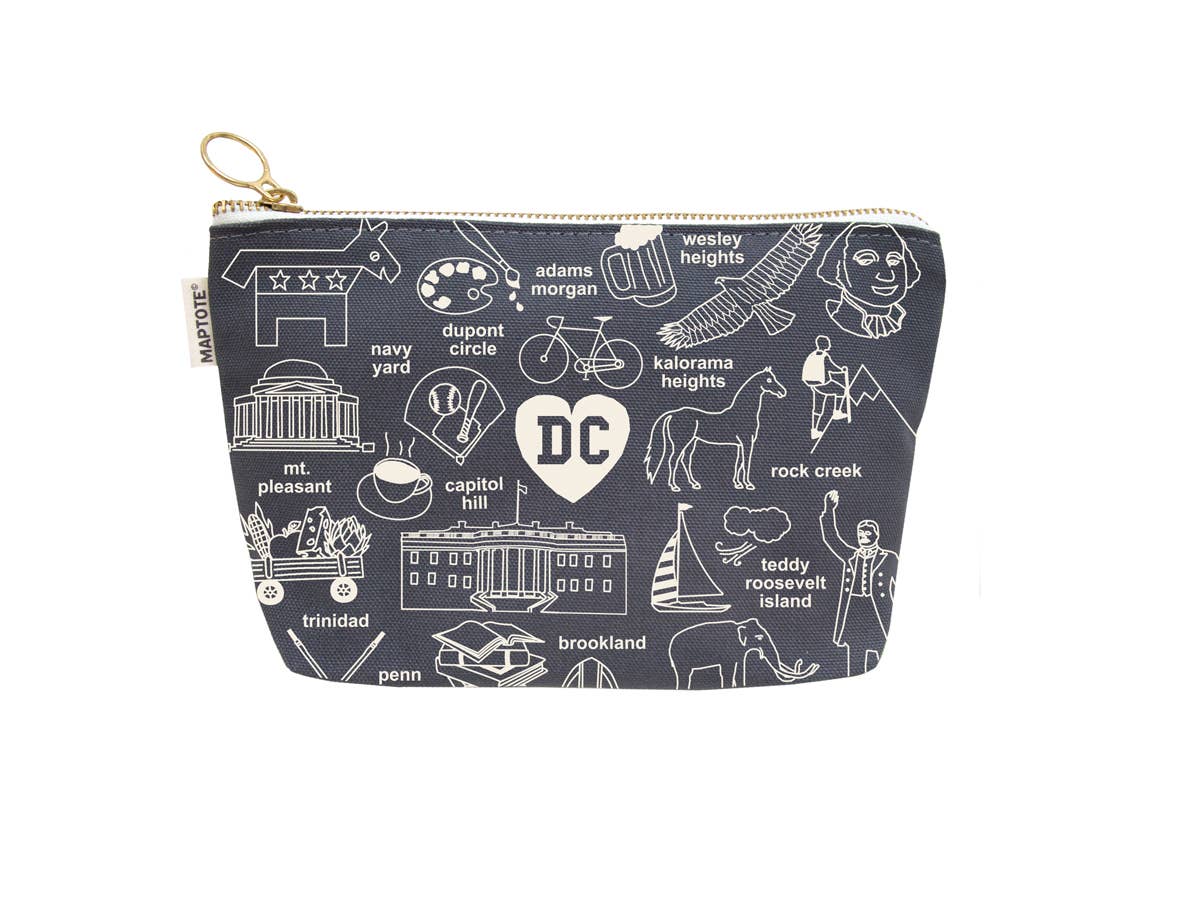 Washington DC Zipped Pouch