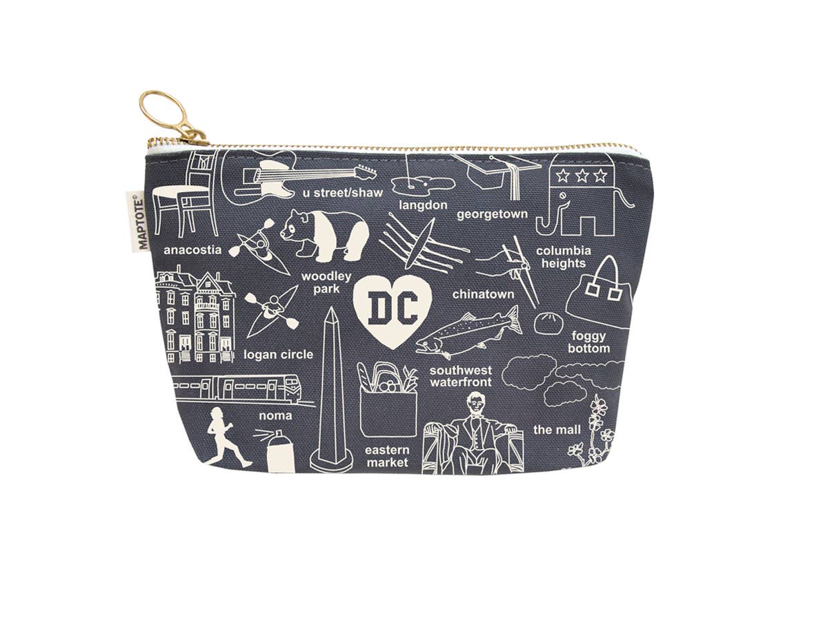 Washington DC Zipped Pouch