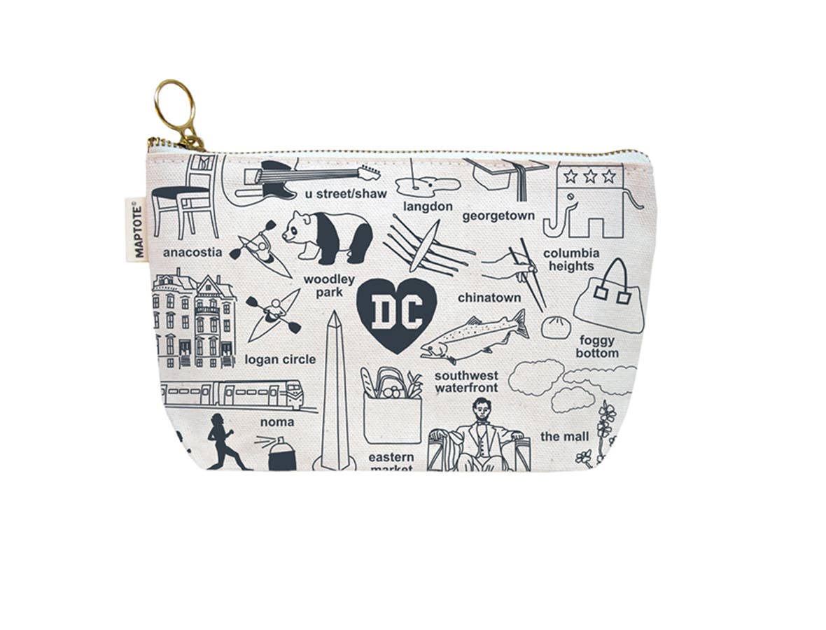 Washington DC Zipped Pouch