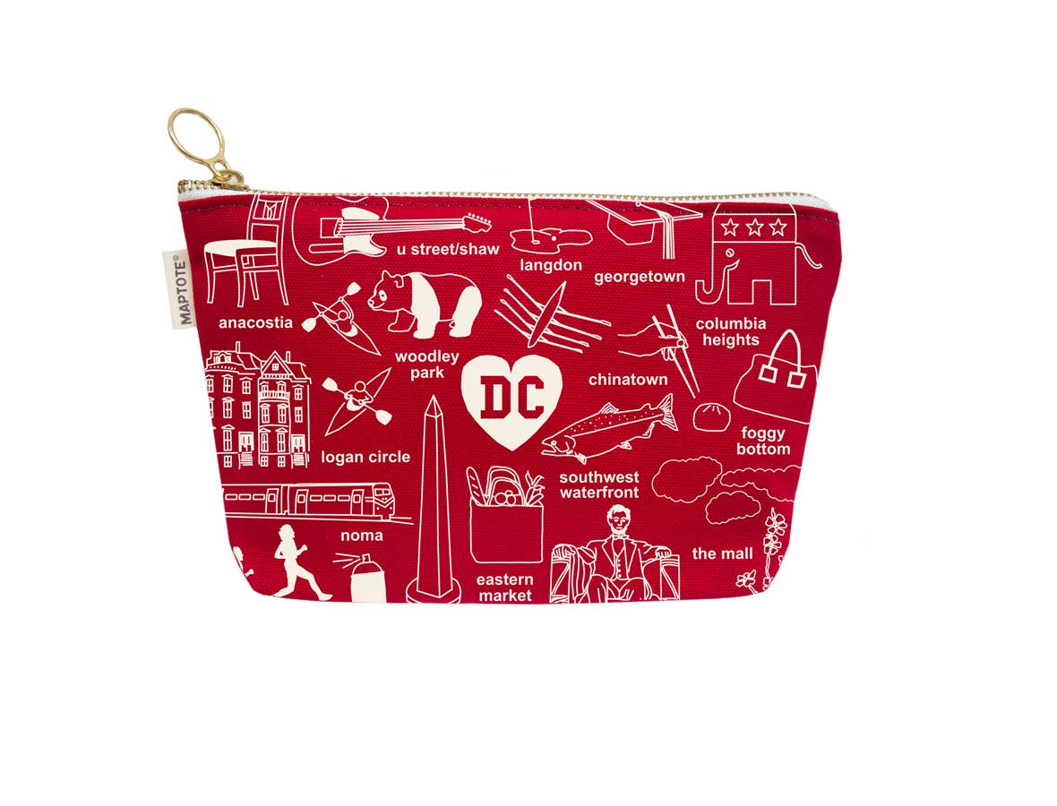 Washington DC Zipped Pouch