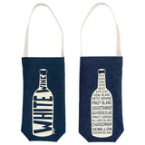 White Single Wine Totes