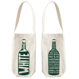 White Single Wine Totes