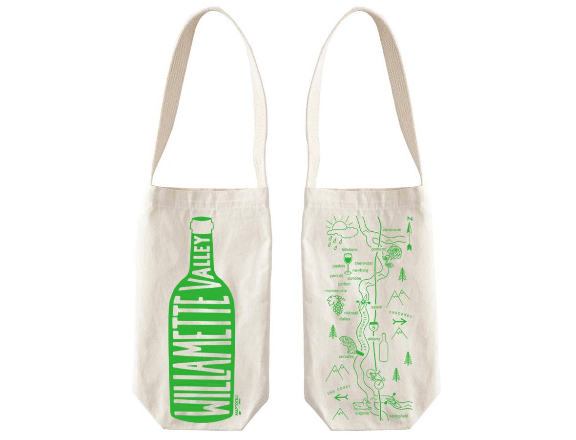 Willamette Valley Single Wine Tote